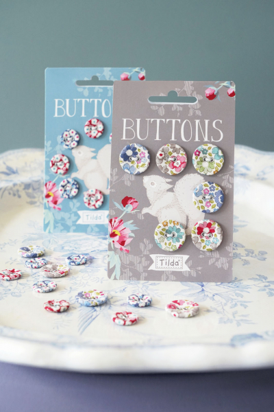 Tilda Woodland Buttons 14 mm Januar 2021